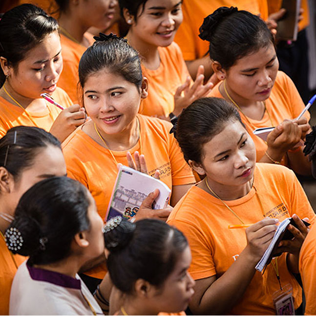 Sala Baï School graduates with a positive outlook and hope.
