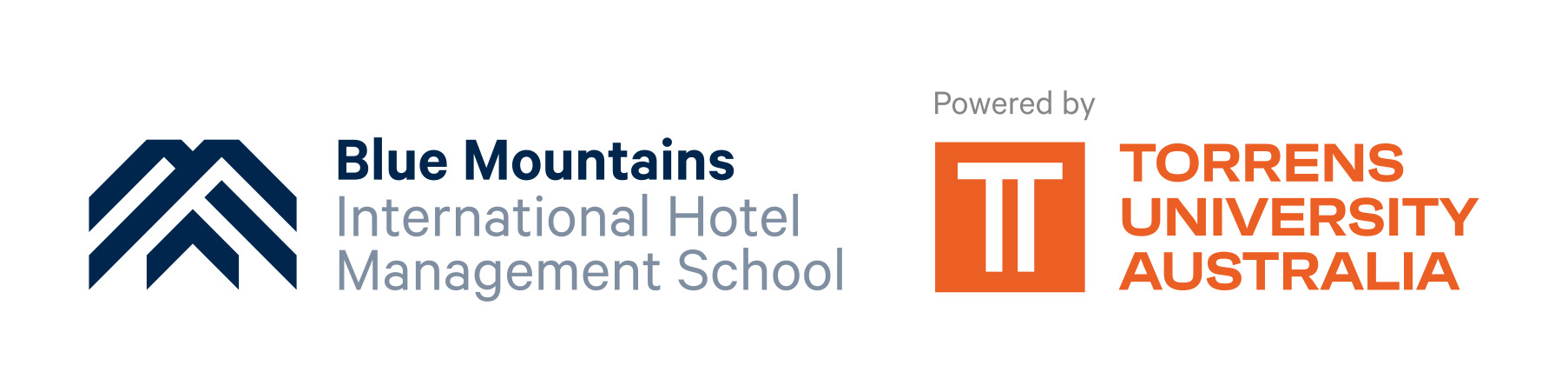 Blue Mountains International Hotel Management School, sponsor of Friends of Sala Baï Australia logo